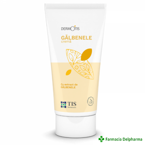 Galbenele crema Dermotis x 50 ml, Tis Farmaceutic